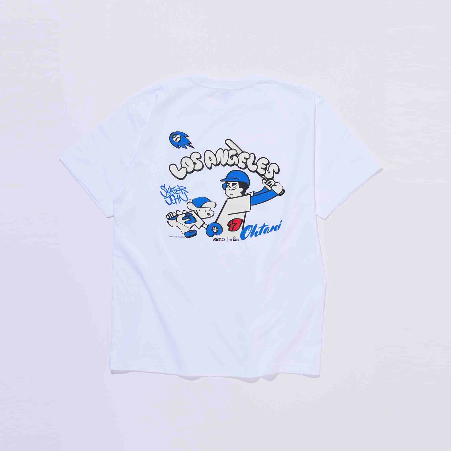 OHTANIプリント半袖Tシャツ