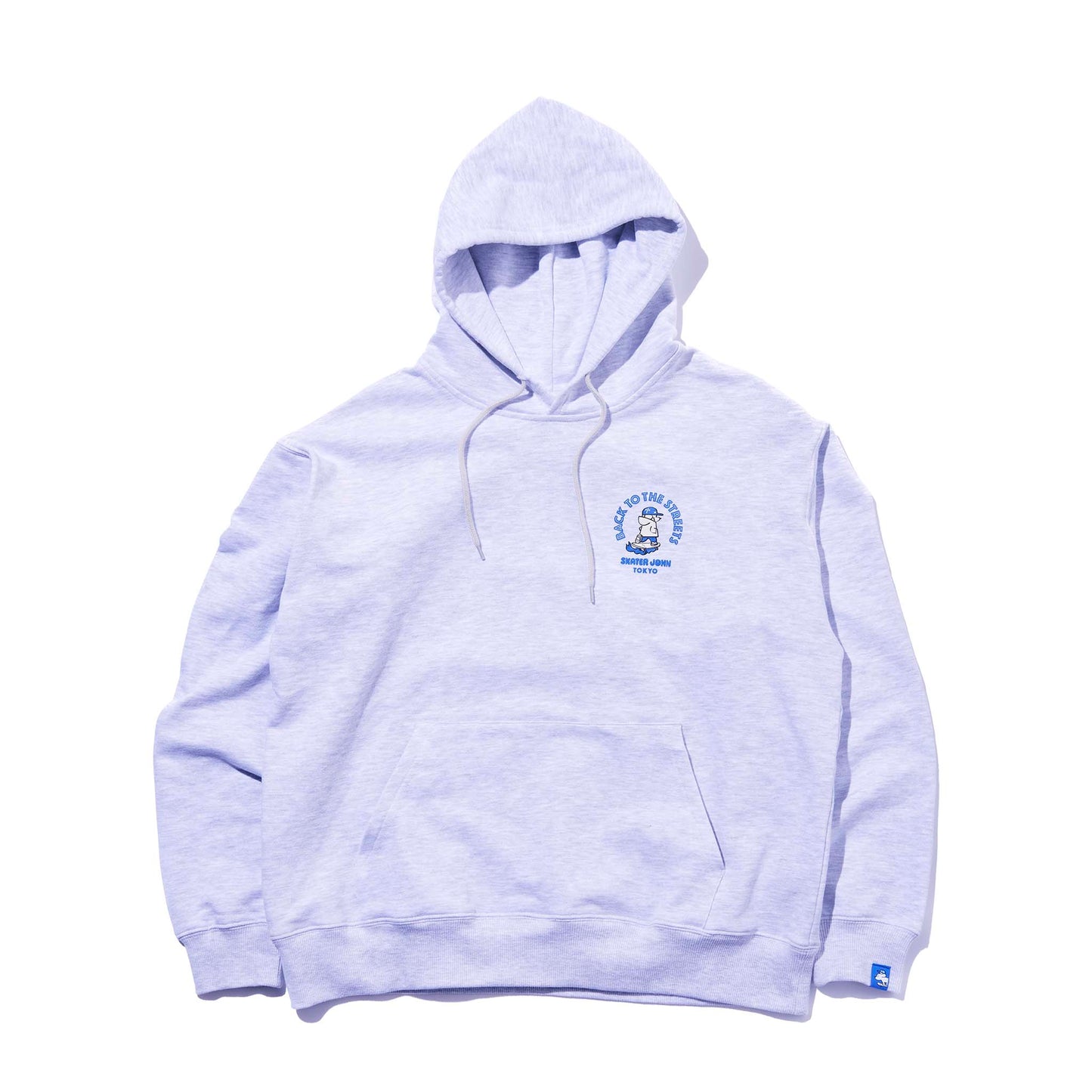 BACK TO THE STREETS Hoodie 🟦 ⬜️【JOHN by OFFICE SHIBACHAN】