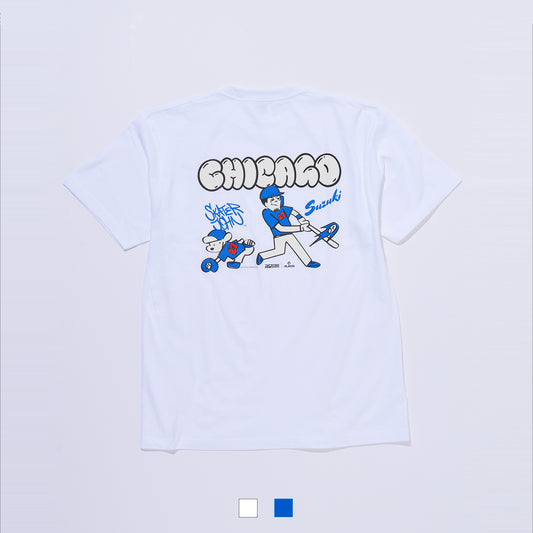 SUZUKIプリント半袖Tシャツ