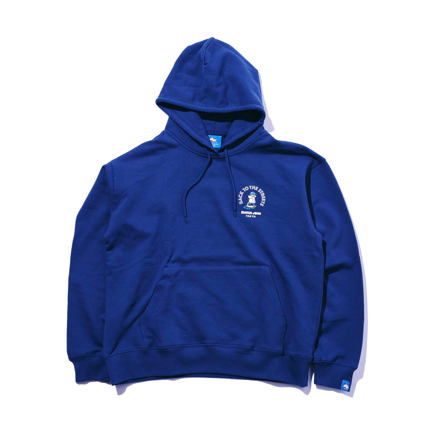 BACK TO THE STREETS Hoodie 🟦 ⬜️【JOHN by OFFICE SHIBACHAN】