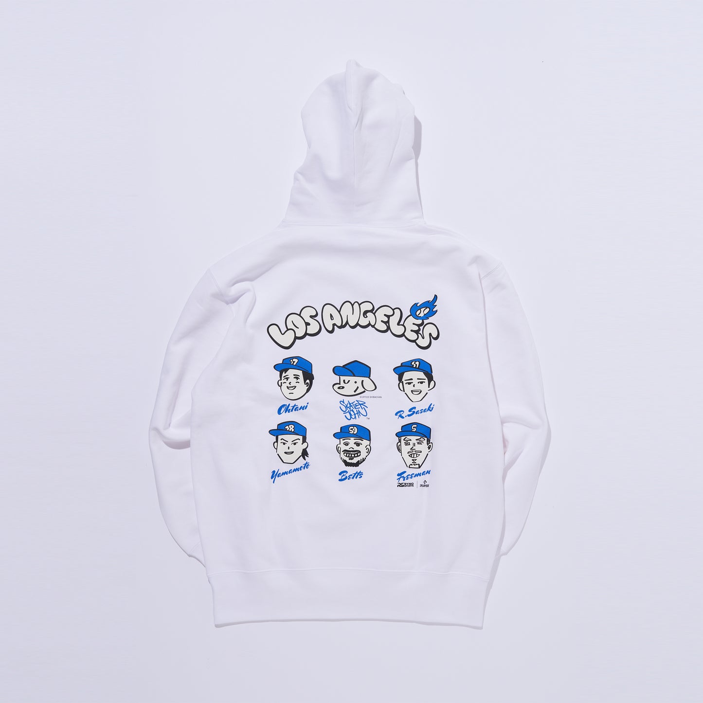 5人プリントフーディ