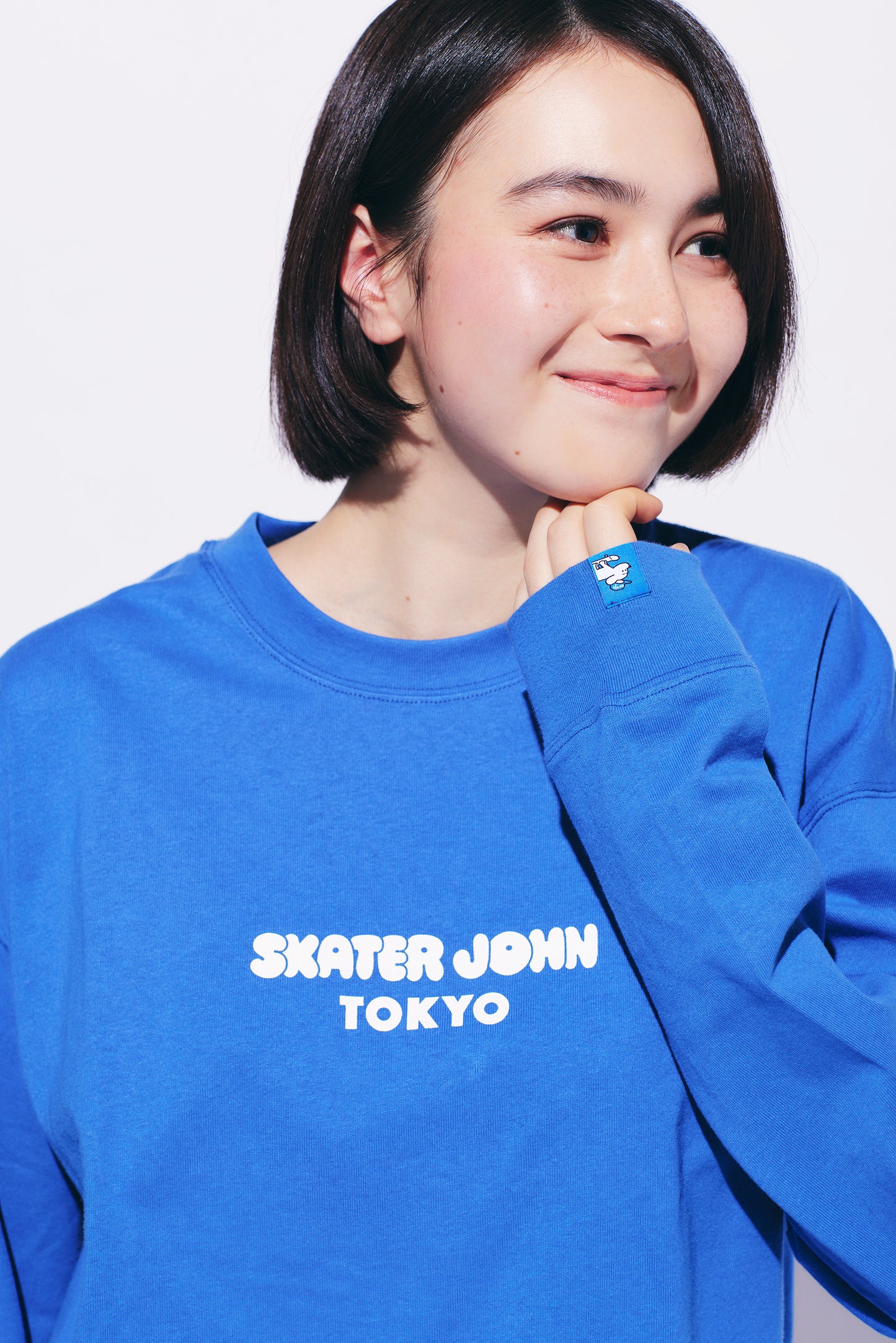 BACK TO THE STREETS Long-sleeved T-shirt 🟦 ⬜️【JOHN by OFFICE SHIBACHAN】