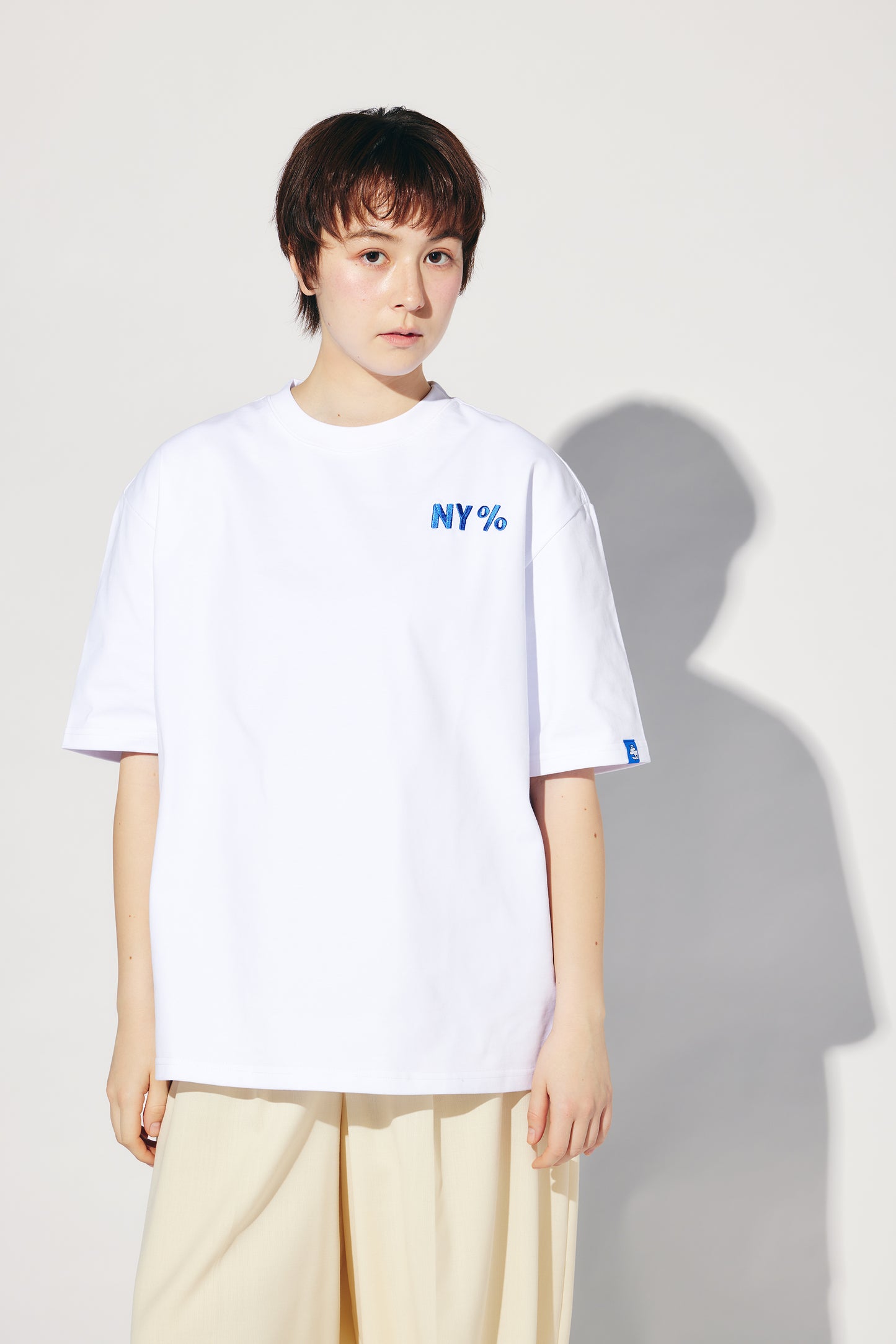 2026 S/S NY LETTERING T-SHIRT White【JOHN by OFFICE SHIBACHAN】