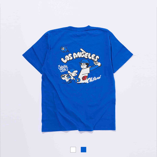 OHTANIプリント半袖Tシャツ
