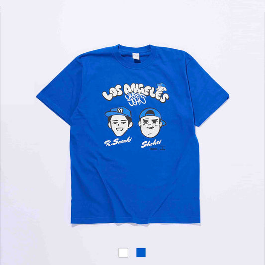 OHTANI×SASAKIプリント半袖Tシャツ