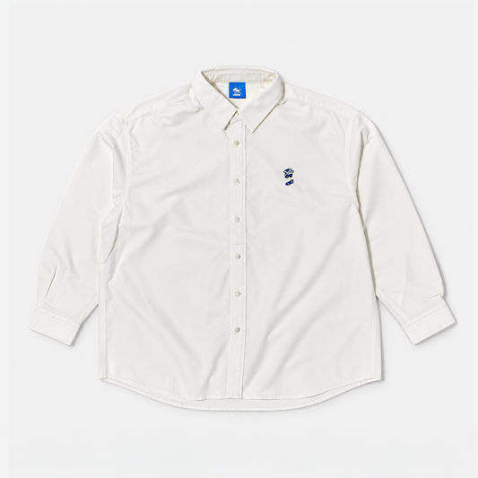2026 F/W OXFORD SHIRT WHITE【JOHN by OFFICE SHIBACHAN】