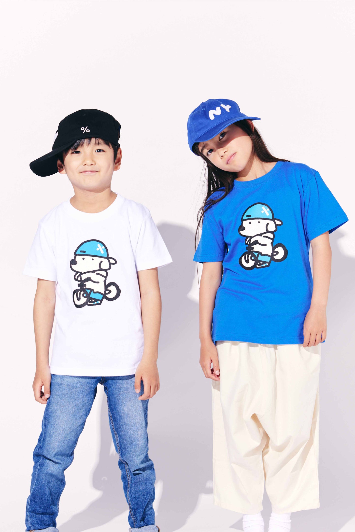 [Skater JOHN] Kids short-sleeved T-shirt No.1 Bicycle