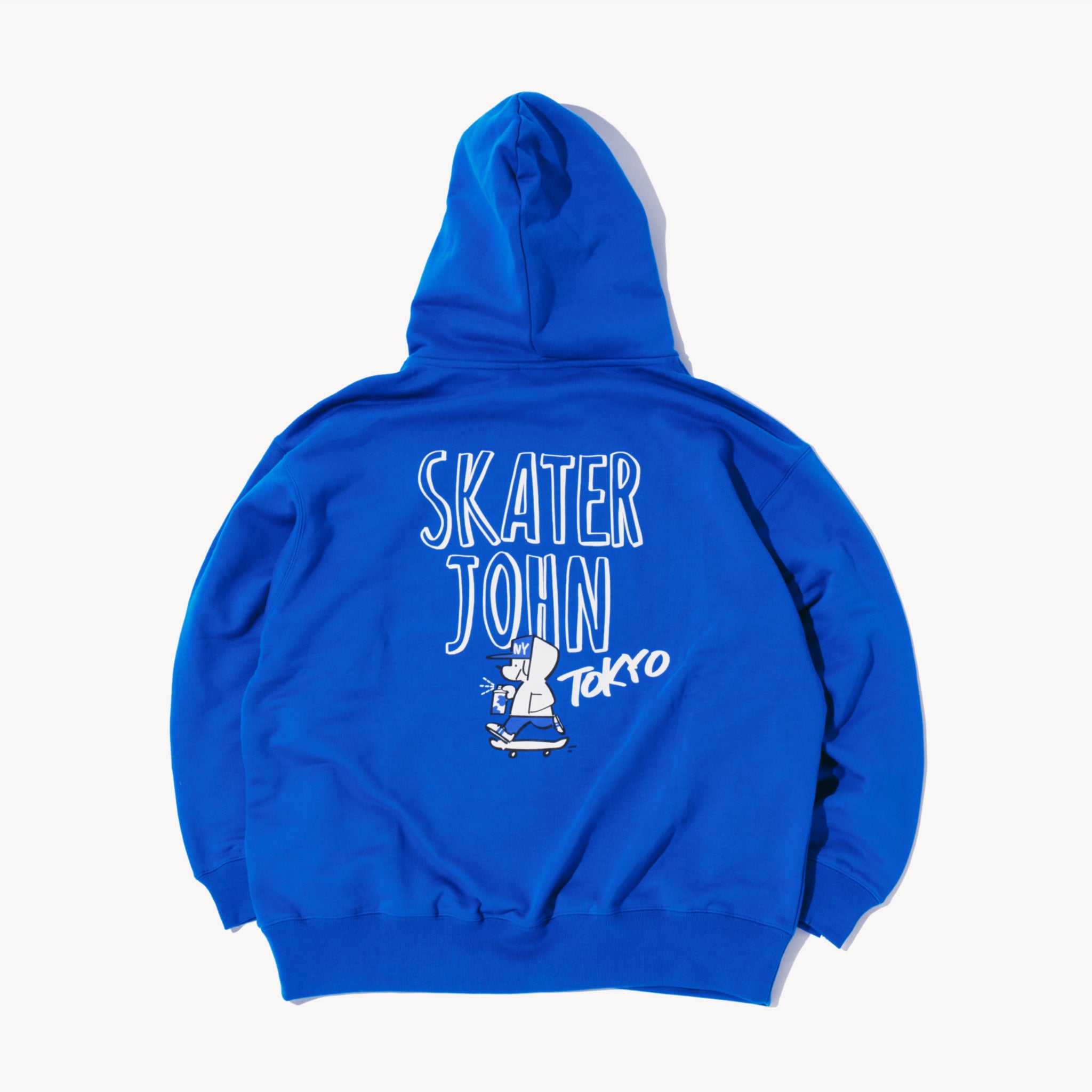 その他 Skater JOHN BACK TO THE STREETS Hoodie BACK TO THE STREETS Hoodie 🟦 ⬜️【JOHN by OFFICE SHIBACHAN