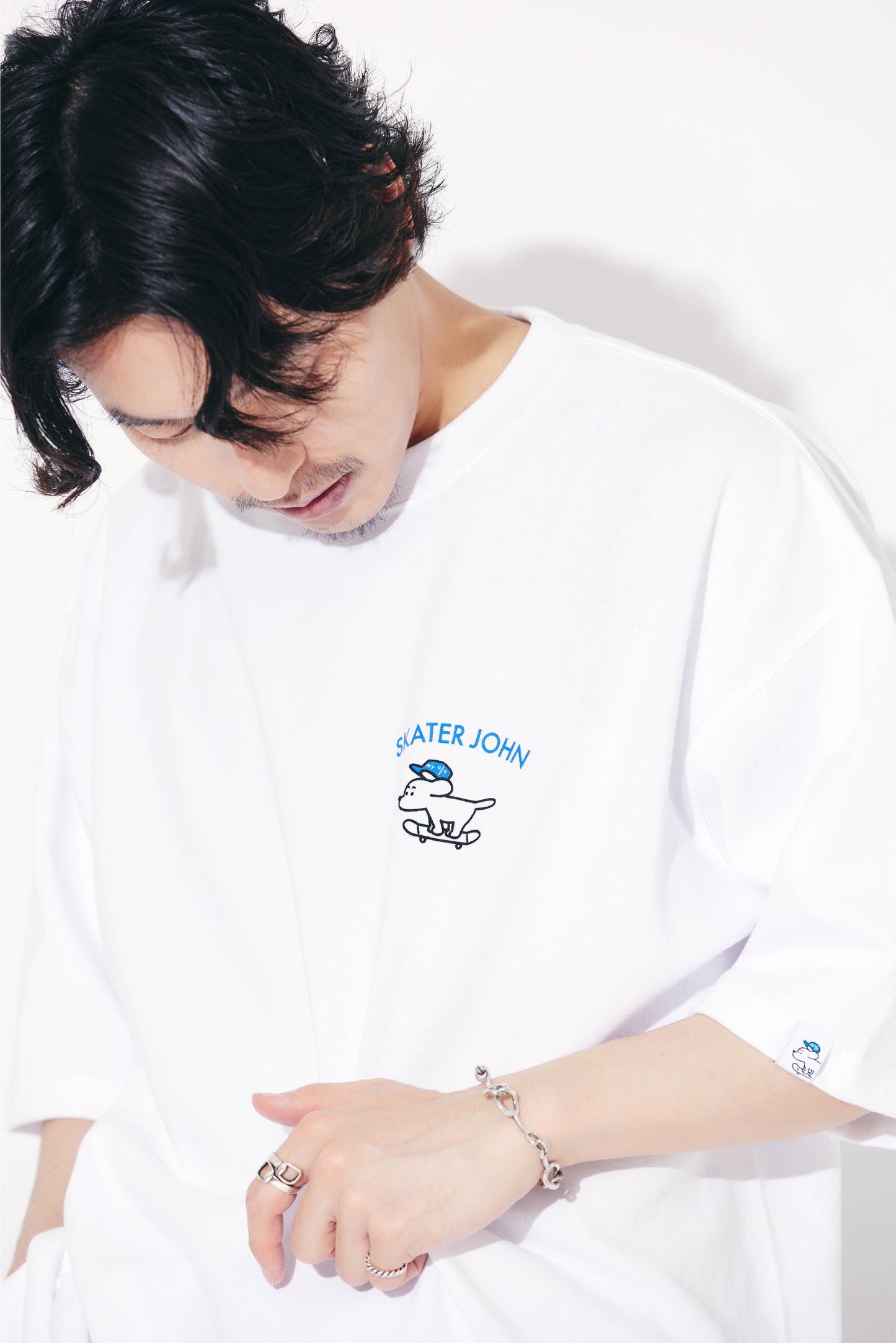 【Skater JOHN】JUMP and One-Point Short-Sleeved T-Shirt