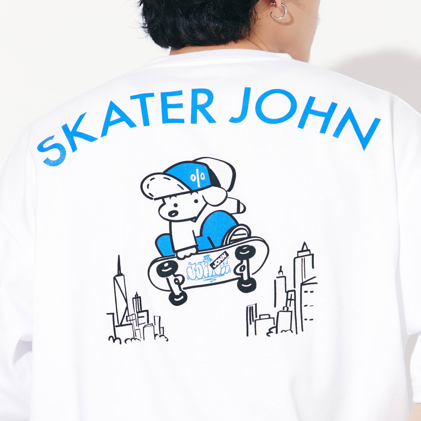 【Skater JOHN】JUMP and One-Point Short-Sleeved T-Shirt