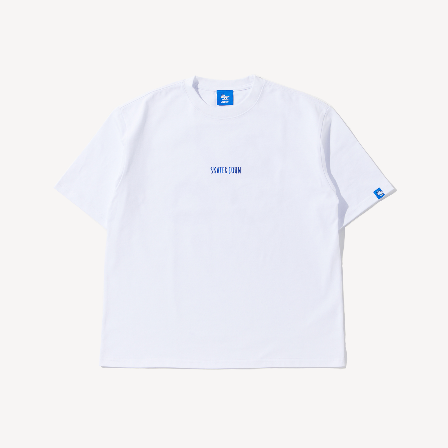 2026 S/S PERCENT LOGO T-SHIRT White【JOHN by OFFICE SHIBACHAN】