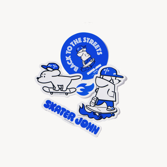 "BACK TO THE STREETS" Sticker Pack [JOHN by OFFICE SHIBACHAN]
