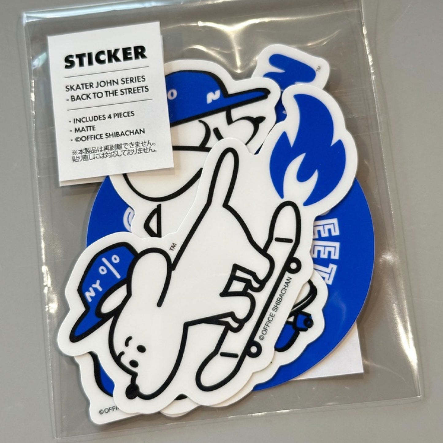 "BACK TO THE STREETS" Sticker Pack [JOHN by OFFICE SHIBACHAN]