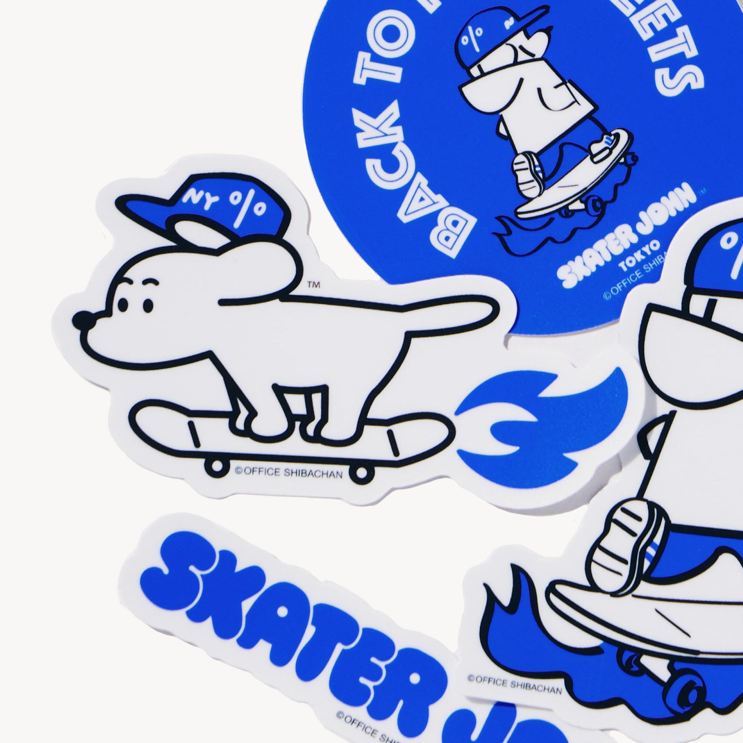 "BACK TO THE STREETS" Sticker Pack [JOHN by OFFICE SHIBACHAN]