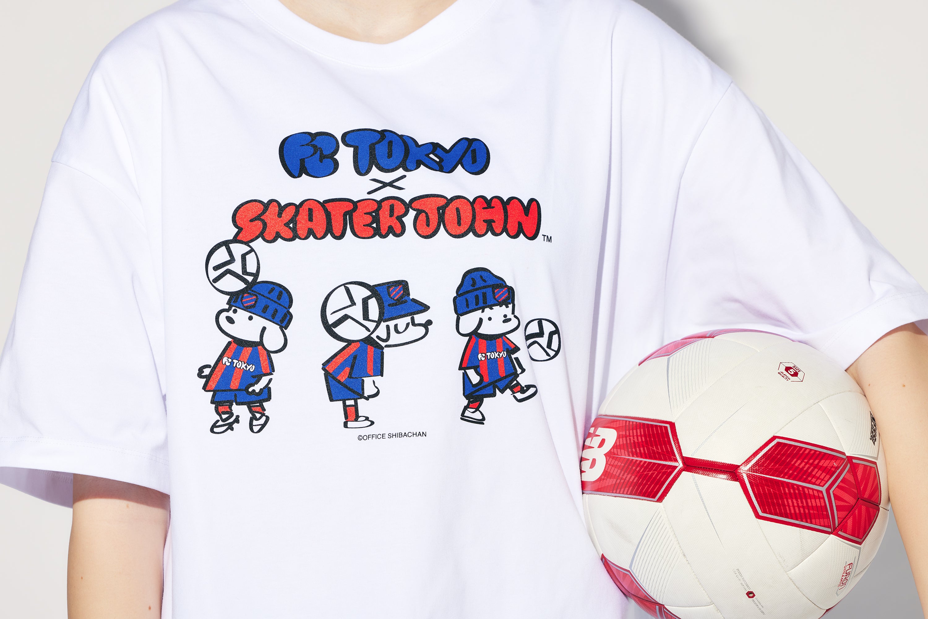 【FC東京♡SkaterJOHN】コラボT♡Free Style【Lサイズ】 SKATER JOHN × FC TOKYO “Free Style” T-Shirt【JOHN by OFFICE