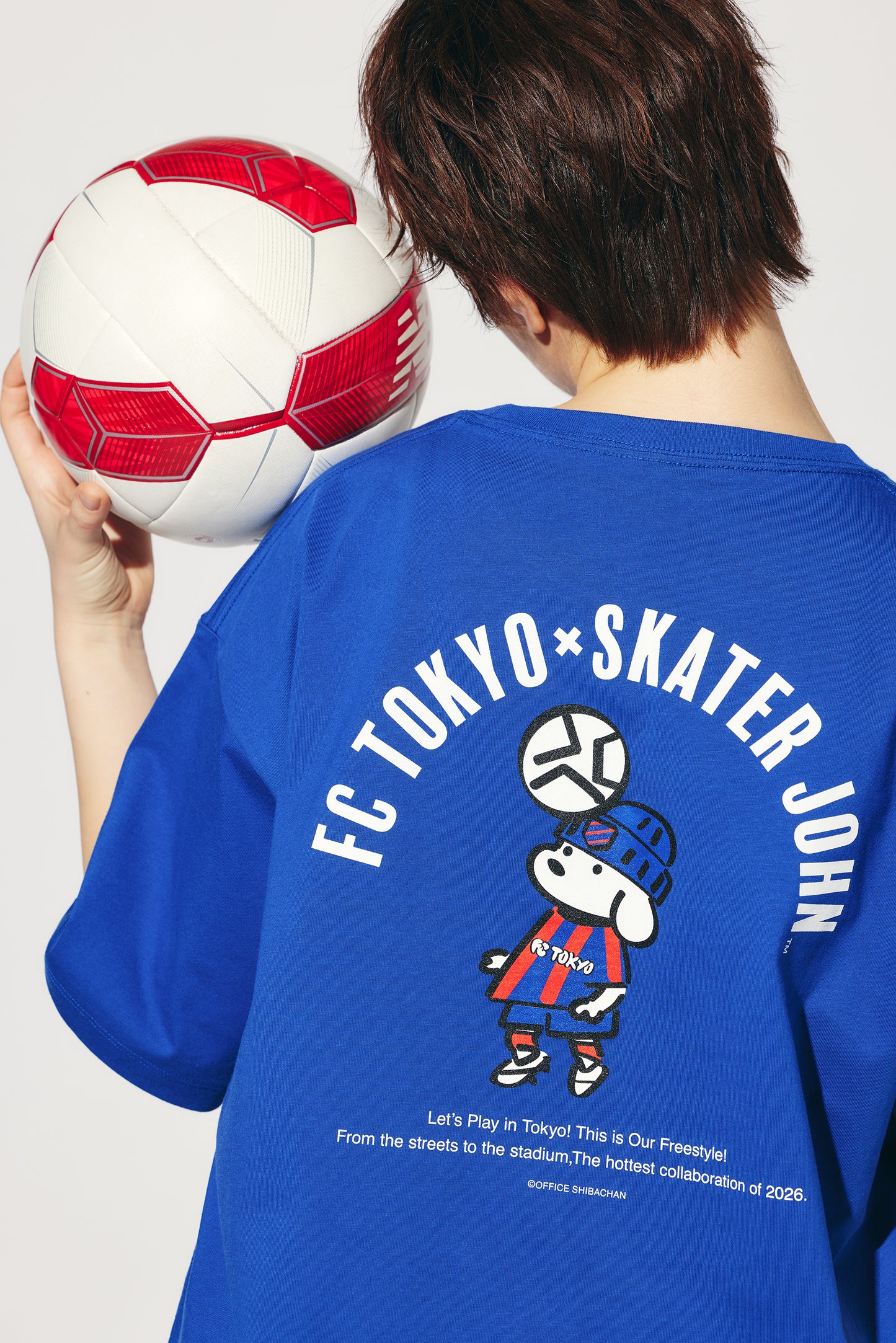SKATER JOHN × FC TOKYO “Fantasista” T-Shirt【JOHN by OFFICE SHIBACHAN】