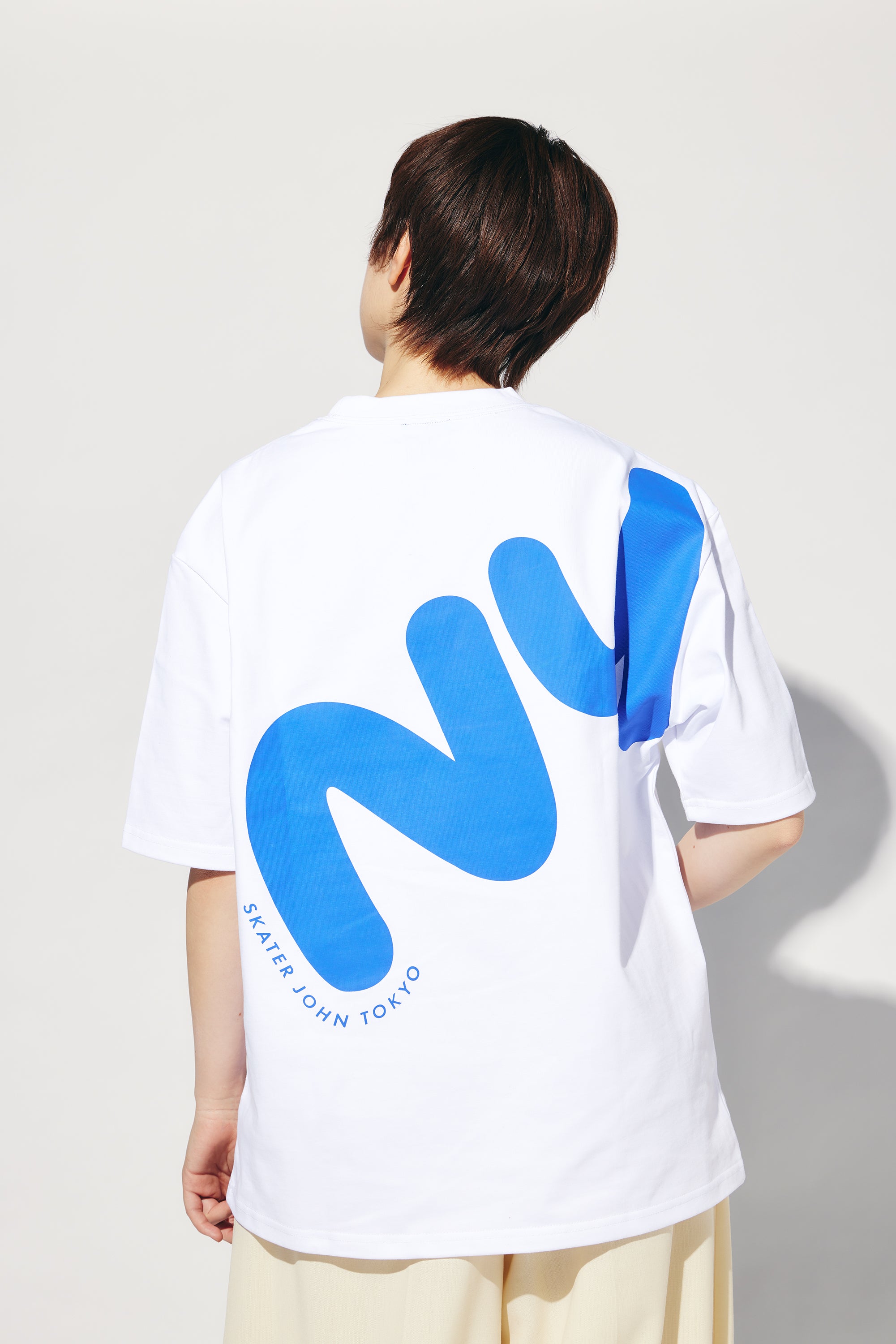 2026 S/S NY LETTERING T-SHIRT White【JOHN by OFFICE SHIBACHAN