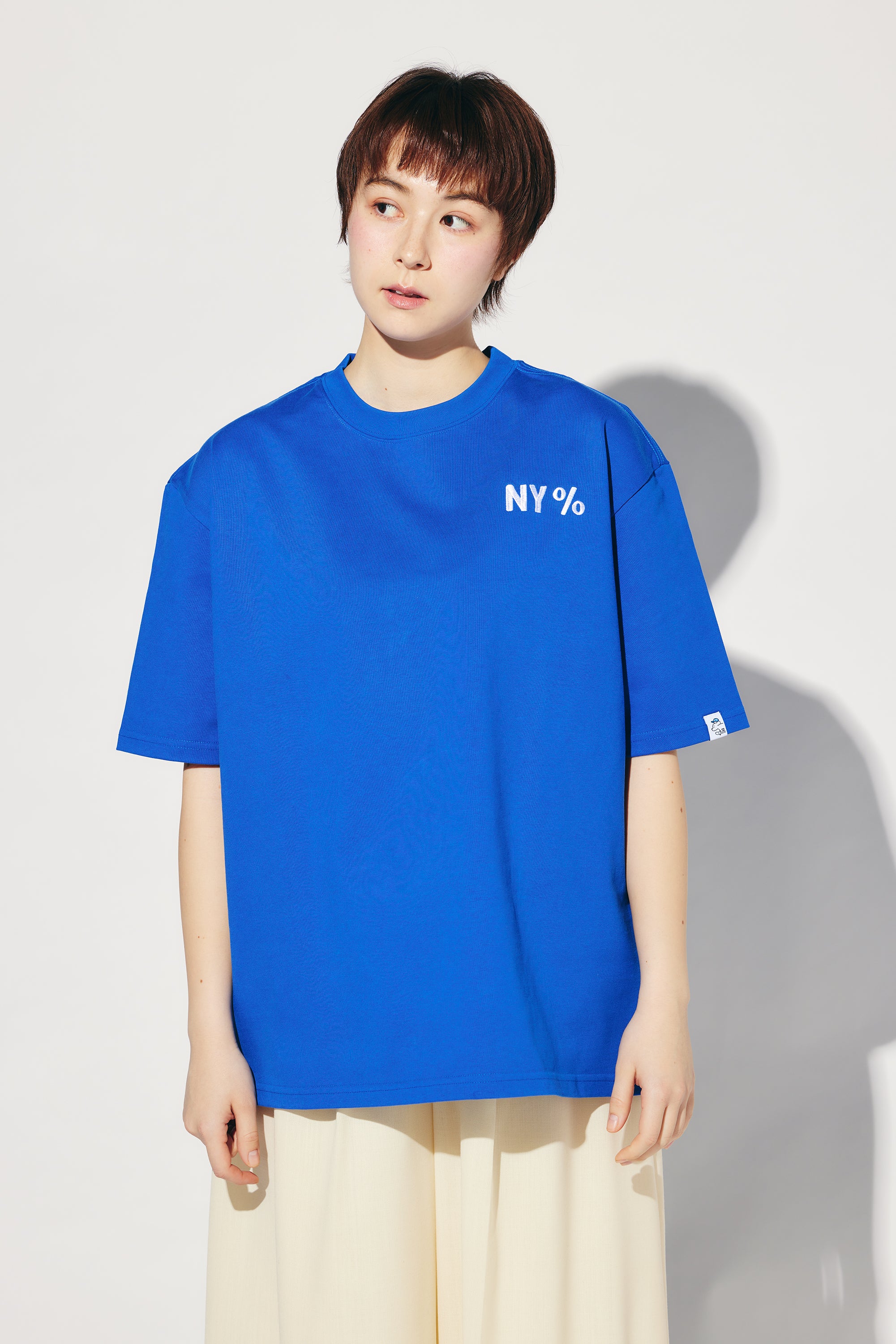 2026 S/S NY LETTERING T-SHIRT Blue【JOHN by OFFICE SHIBACHAN