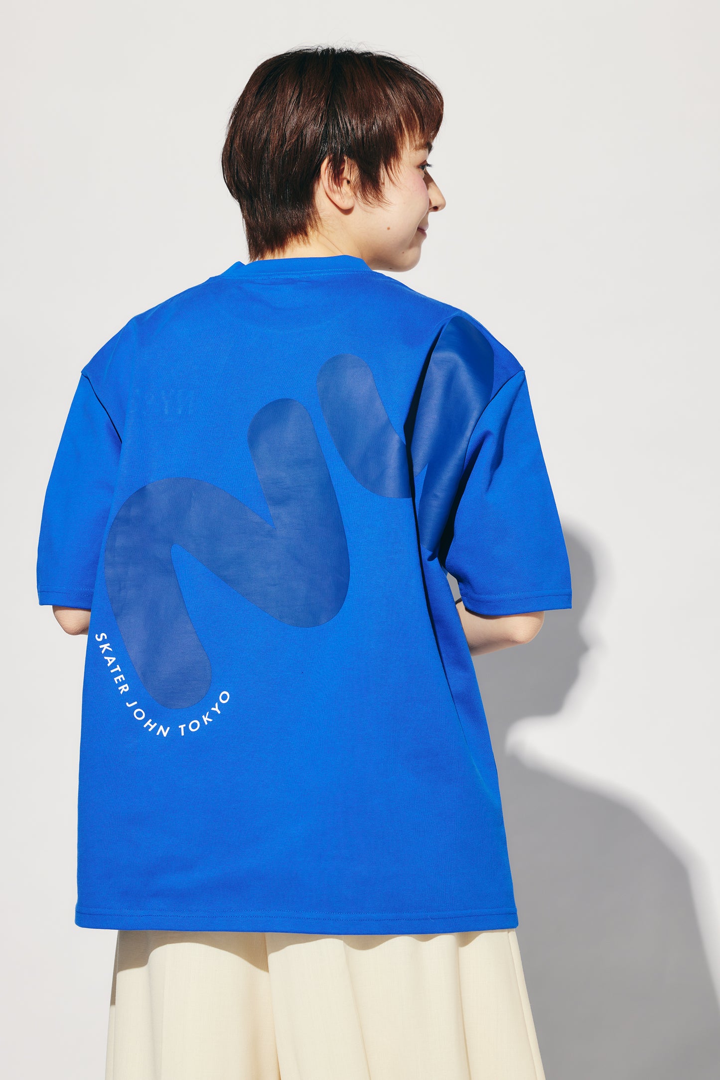 2026 S/S NY LETTERING T-SHIRT Blue【JOHN by OFFICE SHIBACHAN】