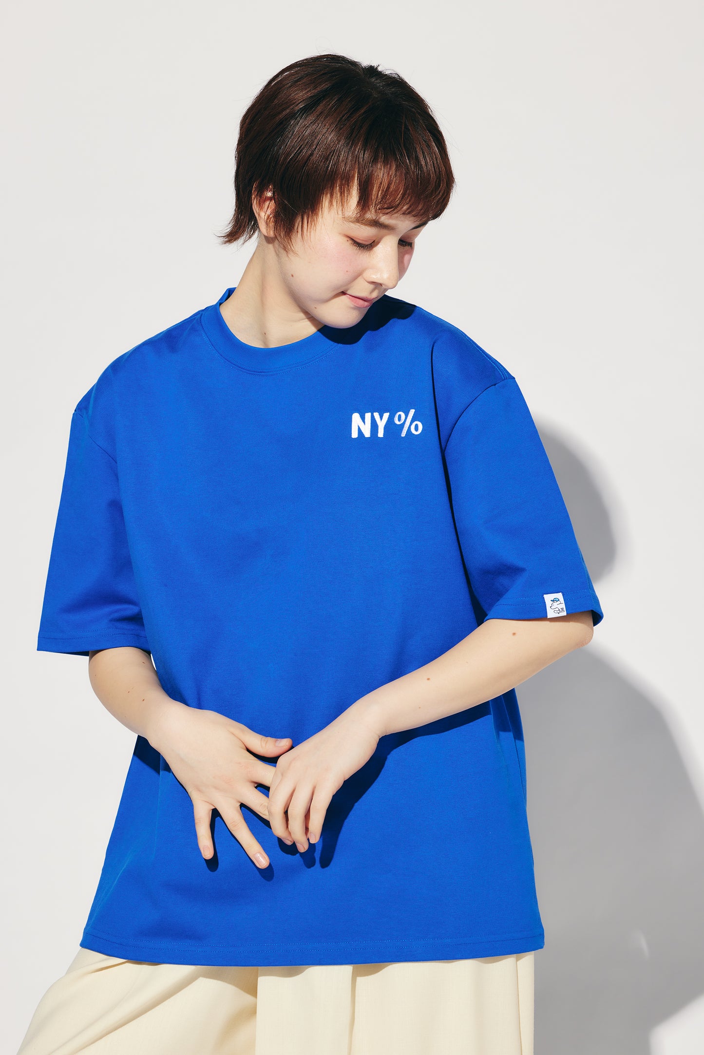 2026 S/S NY LETTERING T-SHIRT Blue【JOHN by OFFICE SHIBACHAN】