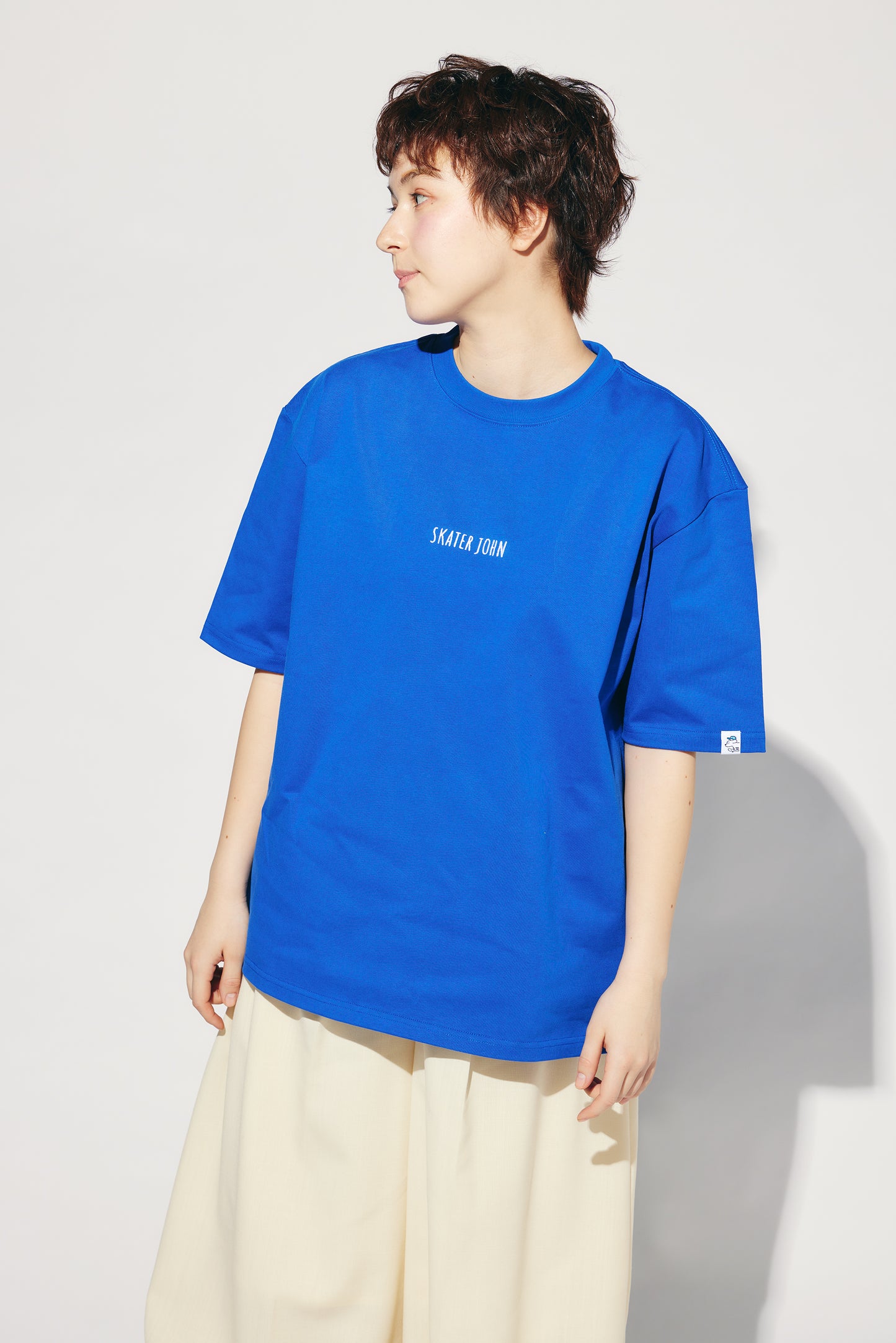 2026 S/S PERCENT LOGO T-SHIRT Blue【JOHN by OFFICE SHIBACHAN】
