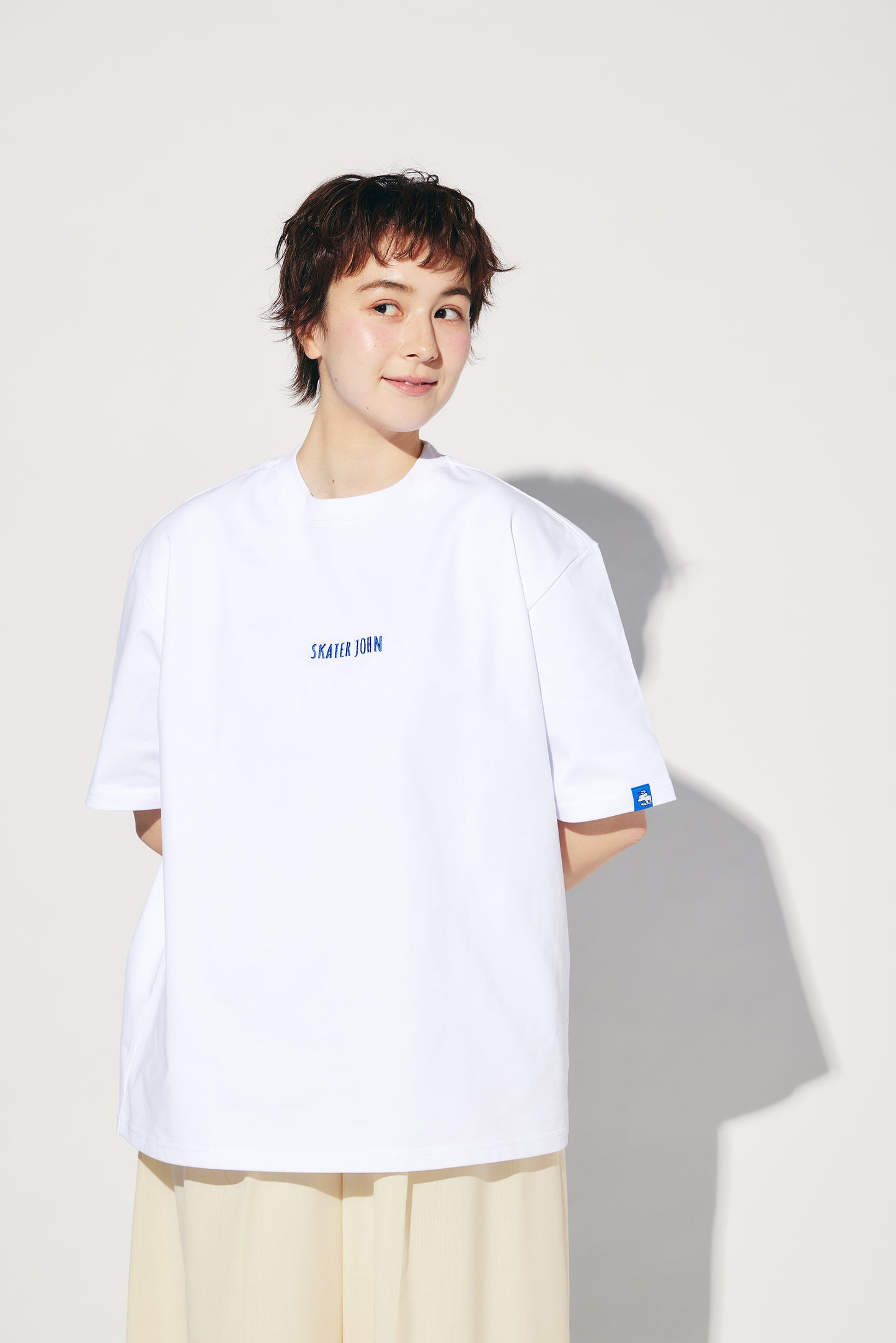 2026 S/S PERCENT LOGO T-SHIRT White【JOHN by OFFICE SHIBACHAN】
