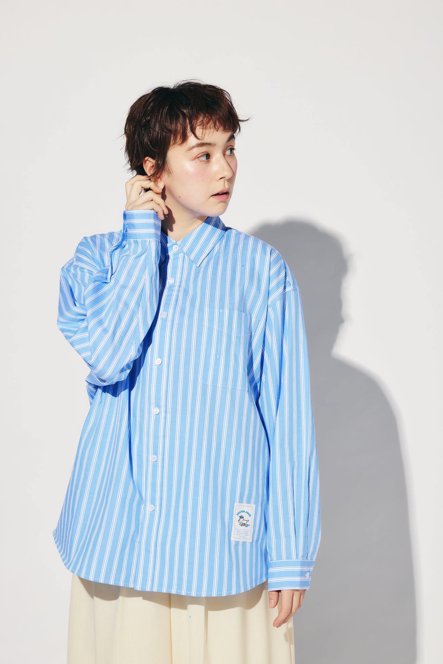 2026 S/S BLUE STRIPE SHIRT【JOHN by OFFICE SHIBACHAN】