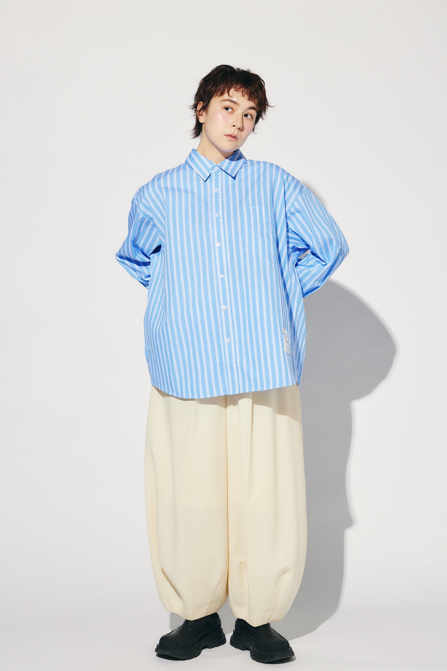 2026 S/S BLUE STRIPE SHIRT【JOHN by OFFICE SHIBACHAN】