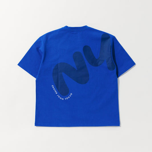 2026 S/S NY LETTERING T-SHIRT Blue【JOHN by OFFICE SHIBACHAN】