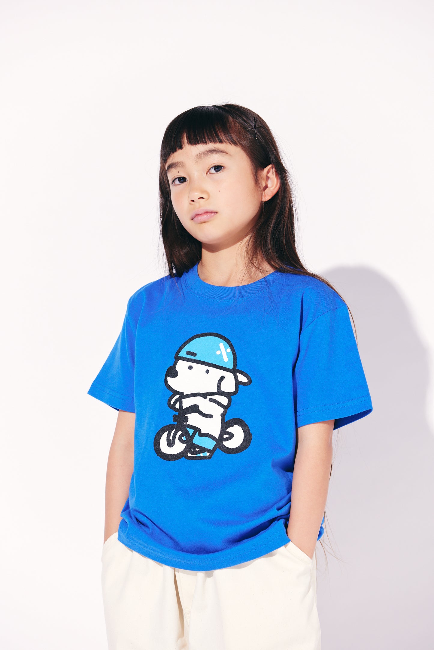 [Skater JOHN] Kids short-sleeved T-shirt No.1 Bicycle