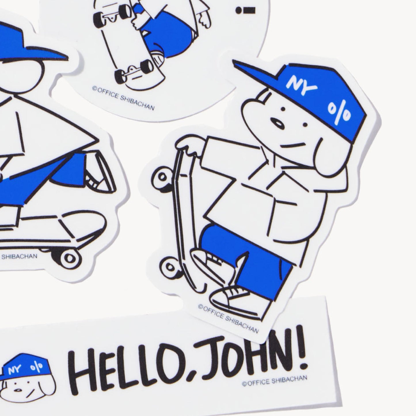 "HELLO, JOHN!" Sticker Pack [JOHN by OFFICE SHIBACHAN] 