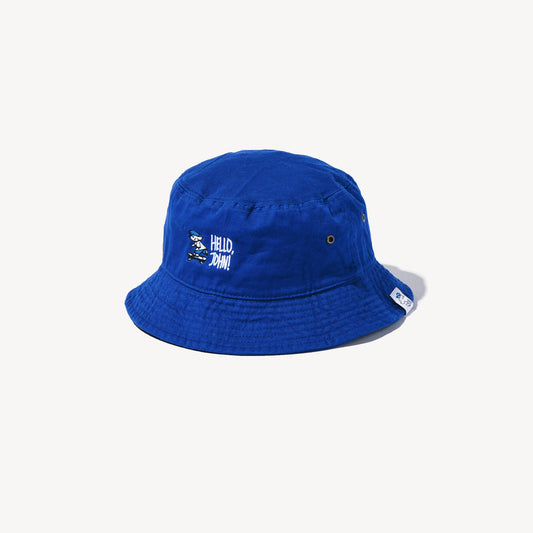 "HELLO, JOHN!" Bucket Hat 🟦 ⬛️【JOHN by OFFICE SHIBACHAN】 