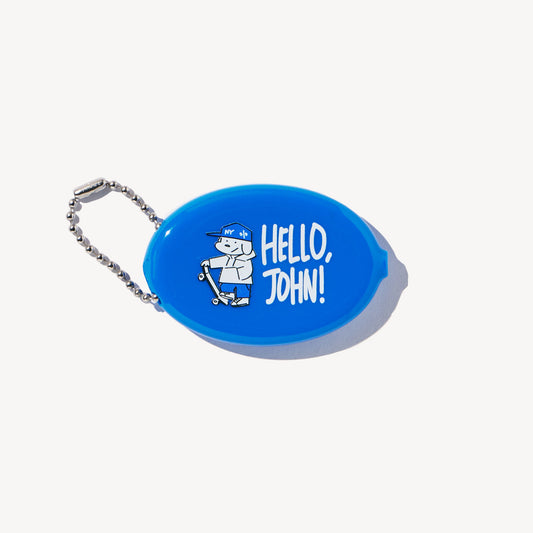 "HELLO, JOHN!" Rubber Coin Case [JOHN by OFFICE SHIBACHAN] 