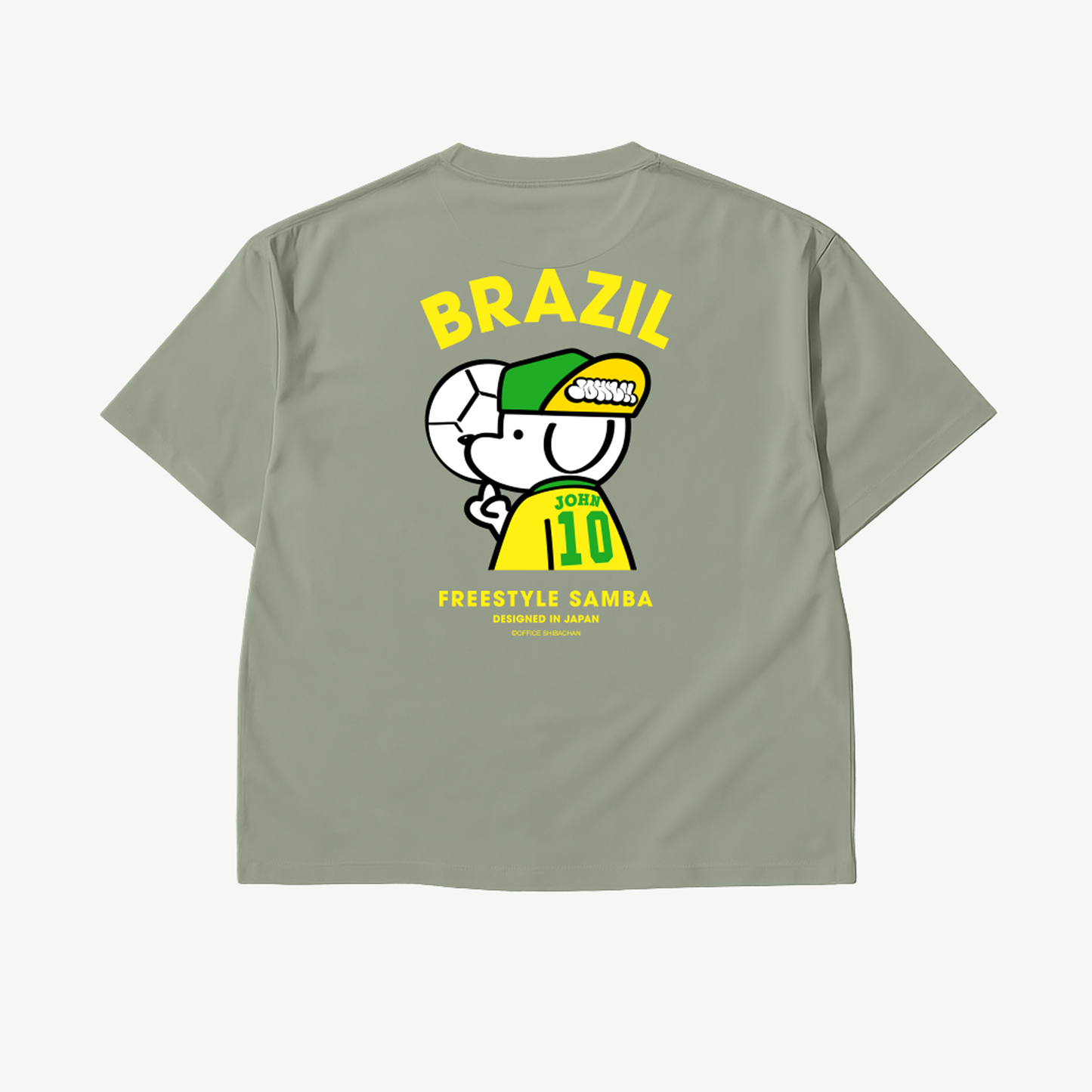 JOHN FOOTBALL CLUB “BRAZIL” T-Shirt【JOHN by OFFICE SHIBACHAN】