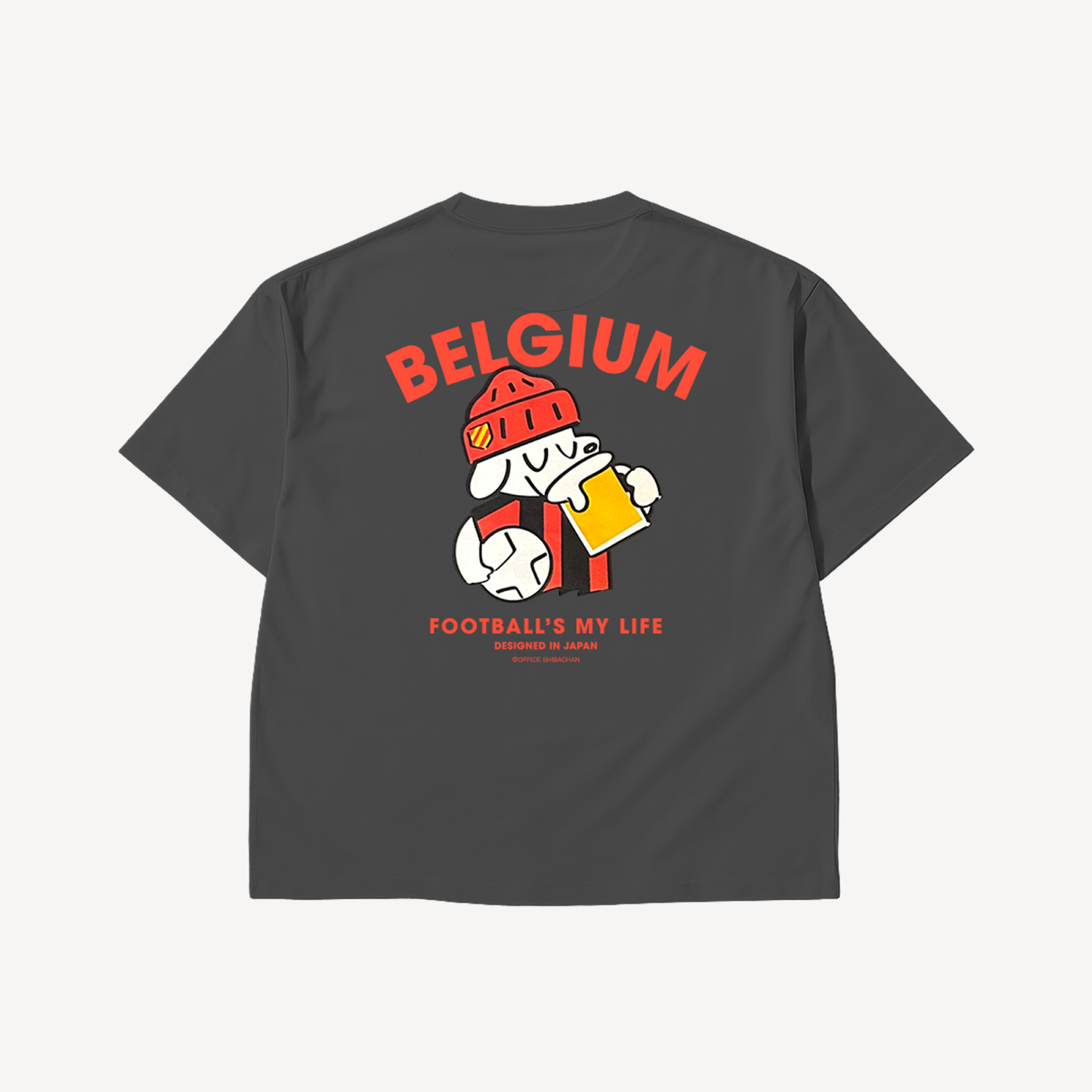 JOHN FOOTBALL CLUB “BELGIUM” T-Shirt【JOHN by OFFICE SHIBACHAN】